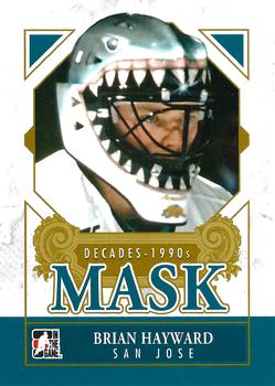 2013-14 In The Game Decades 1990s - Decades Mask #DM-05 Brian Hayward Front