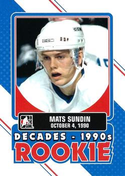 2013-14 In The Game Decades 1990s - Decades Rookie #DR-02 Mats Sundin Front