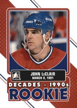 2013-14 In The Game Decades 1990s - Decades Rookie #DR-08 John LeClair Front
