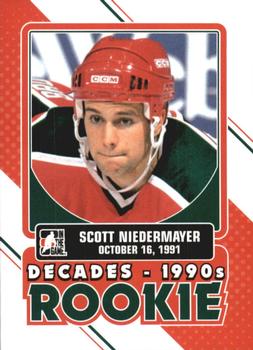 2013-14 In The Game Decades 1990s - Decades Rookie #DR-11 Scott Niedermayer Front
