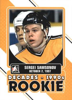 2013-14 In The Game Decades 1990s - Decades Rookie #DR-21 Sergei Samsonov Front