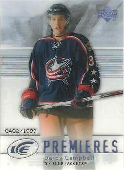 2007-08 Upper Deck Ice #127 Darcy Campbell Front