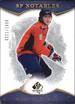 2007-08 SP Authentic #101 Alexander Ovechkin Front
