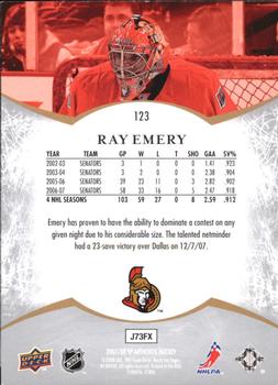 2007-08 SP Authentic #123 Ray Emery Back
