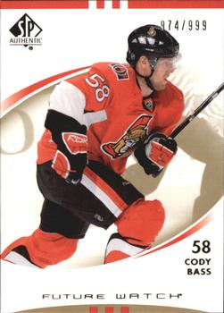 2007-08 SP Authentic #182 Cody Bass Front