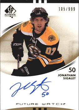 2007-08 SP Authentic #207 Jonathan Sigalet Front
