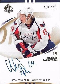 2007-08 SP Authentic #250 Nicklas Backstrom Front