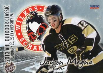 2013 Choice AHL Outdoor Classic #30 Jayson Megna Front
