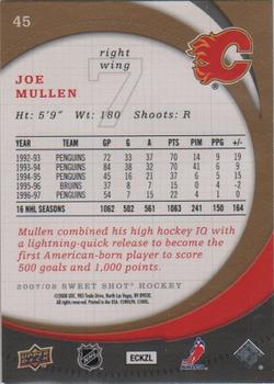 2007-08 Upper Deck Sweet Shot #45 Joe Mullen Back