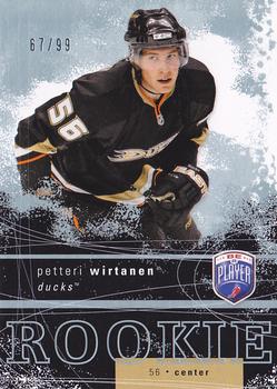 2007-08 Upper Deck Be a Player #205 Petteri Wirtanen Front