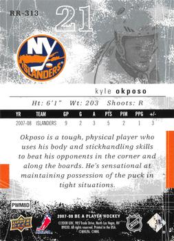 2007-08 Upper Deck Be a Player #RR-313 Kyle Okposo Back