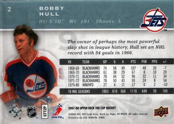 2007-08 Upper Deck The Cup #2 Bobby Hull Back