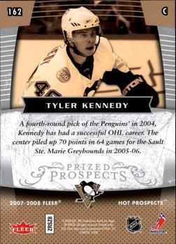 2007-08 Fleer Hot Prospects #162 Tyler Kennedy Back