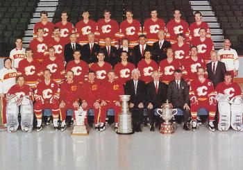 1992-93 High Liner Stanley Cup #26 Calgary Flames Front