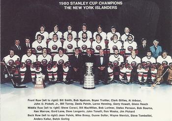 1992-93 High Liner Stanley Cup #24 New York Islanders Front