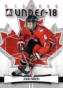2007-08 In The Game O Canada #10 John Negrin Front
