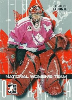 2007-08 In The Game O Canada #24 Charline Labonte Front