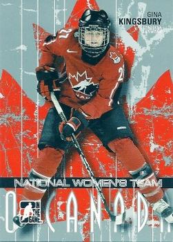2007-08 In The Game O Canada #31 Gina Kingsbury Front