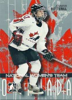 2007-08 In The Game O Canada #34 Jennifer Botterill Front