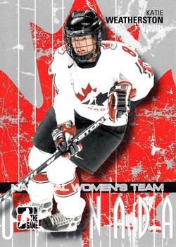 2007-08 In The Game O Canada #35 Katie Weatherston Front