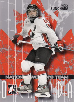 2007-08 In The Game O Canada #41 Vicky Sunohara Front