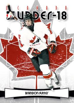 2007-08 In The Game O Canada #4 Brandon Sutter Front
