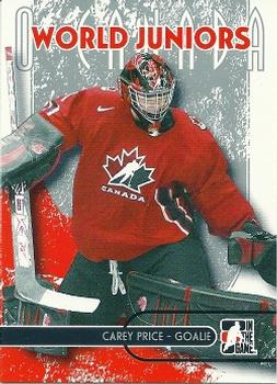 2007-08 In The Game O Canada #59 Carey Price Front