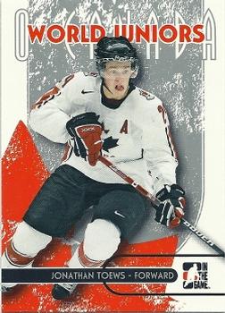 2007-08 In The Game O Canada #63 Jonathan Toews Front