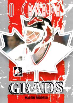 2007-08 In The Game O Canada #64 Martin Brodeur Front