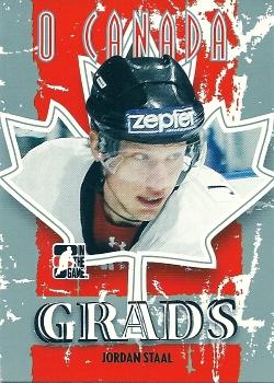 2007-08 In The Game O Canada #75 Jordan Staal Front