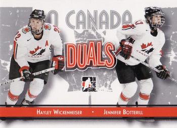 2007-08 In The Game O Canada #83 Hayley Wickenheiser / Jennifer Botterill Front