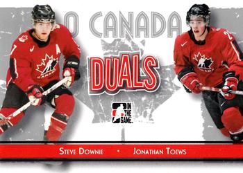 2007-08 In The Game O Canada #85 Steve Downie / Jonathan Toews Front