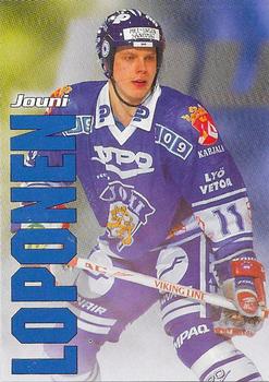 1998-99 Cardset Finland - Finnish National Team #12 Jouni Loponen Front