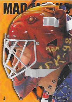 1998-99 Cardset Finland - Mad Masks #2 Jan Lundell Front