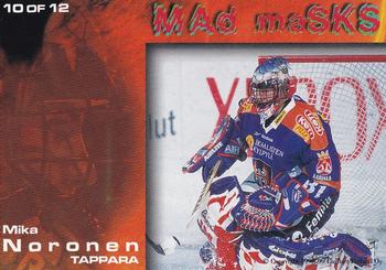 1998-99 Cardset Finland - Mad Masks #10 Mika Noronen Back