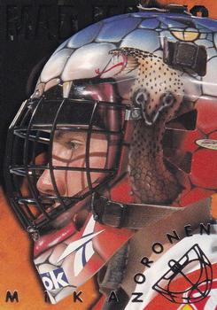 1998-99 Cardset Finland - Mad Masks #10 Mika Noronen Front