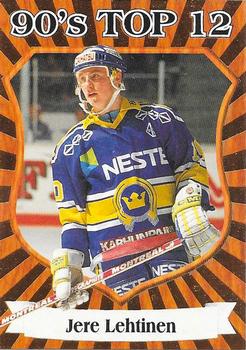 1998-99 Cardset Finland - 90's Top 12 #1 Jere Lehtinen Front