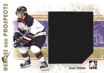2007-08 In The Game Heroes and Prospects #133 Brett Sonne Front