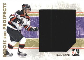 2007-08 In The Game Heroes and Prospects #134 David Stich Front