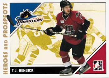 2007-08 In The Game Heroes and Prospects #144 T.J. Hensick Front