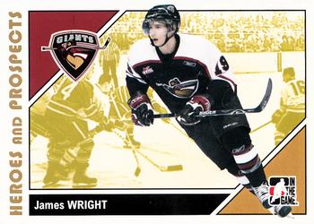 2007-08 In The Game Heroes and Prospects #173 James Wright Front