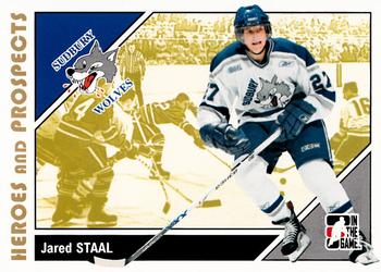 2007-08 In The Game Heroes and Prospects #184 Jared Staal Front