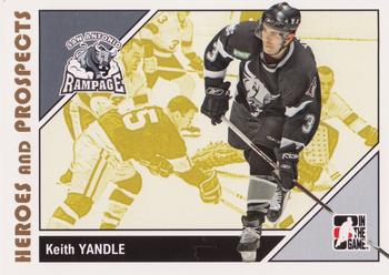 2007-08 In The Game Heroes and Prospects #28 Keith Yandle Front
