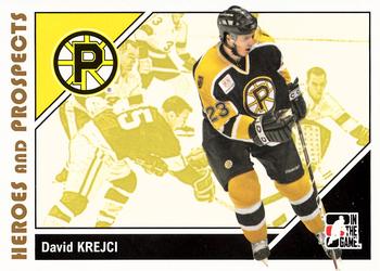2007-08 In The Game Heroes and Prospects #37 David Krejci Front