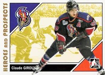 2007-08 In The Game Heroes and Prospects #45 Claude Giroux Front