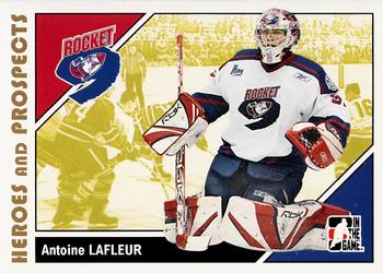 2007-08 In The Game Heroes and Prospects #49 Antoine Lafleur Front