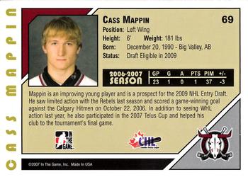 2007-08 In The Game Heroes and Prospects #69 Cass Mappin Back