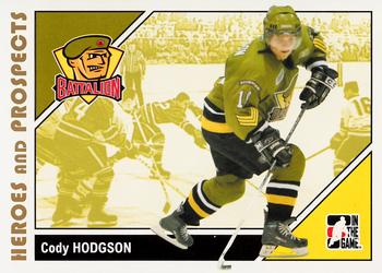 2007-08 In The Game Heroes and Prospects #79 Cody Hodgson Front