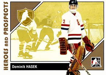 2007-08 In The Game Heroes and Prospects #7 Dominik Hasek Front