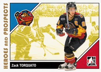 2007-08 In The Game Heroes and Prospects #90 Zack Torquato Front